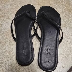 J. Crew Women's Black Sandals SIZE 8 US